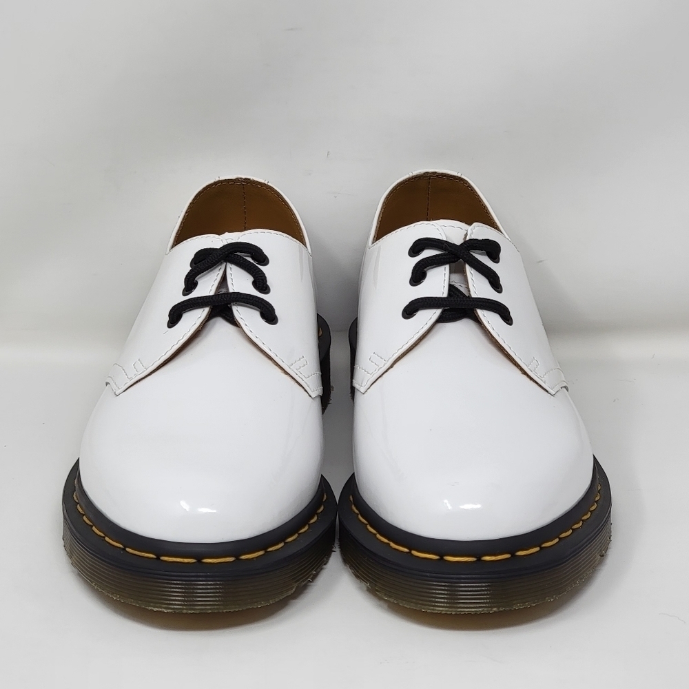 Dr. Martens 1461 Patent Leather Lamper Oxfords Shoes Womens Sz 9 26754 White New - Picture 6 of 11